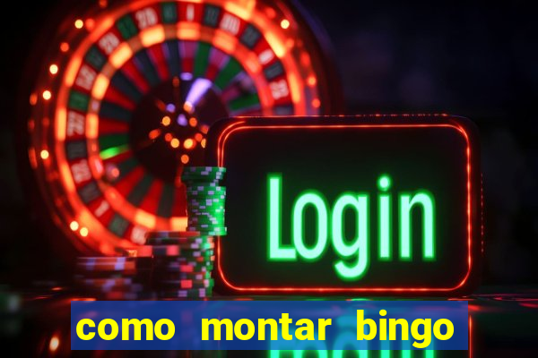 como montar bingo brinquedos toia